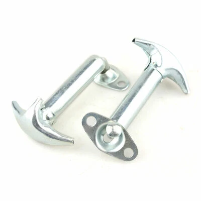 Jeep Willys CJ CJ5 CJ7 CJ8 1955-95 Stainless Steel Chrome Catch Lock Hood Latch - Imagem 1 de 4