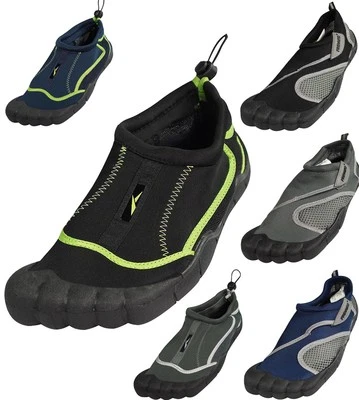 Zapatos para Hombres Agua Calcetines Aqua Surf Yoga Ejercicio Piscina Playa Baile Natación Sin Cordones NUEVO Foto 1 de 2