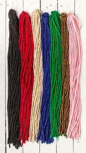 DreadLab - Soft Style Double Ended Synthetic Dreadlocks (Pack of 10) 55 cm - Picture 1 of 29