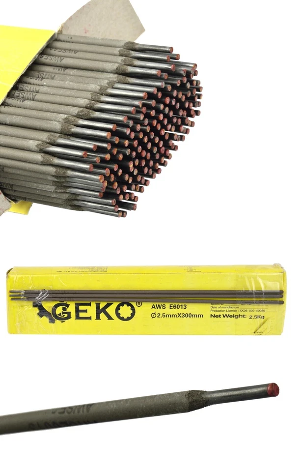 GEKO Schweißelektroden 2,5 / 3,25 / 4mm Stabelektrode Rosa Universalelektrode