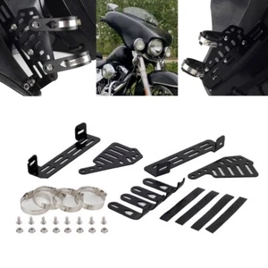 Mounting Front Batwing Fairing Bracket Kit For Harley Road King Softail Fat Boy - Picture 1 of 7