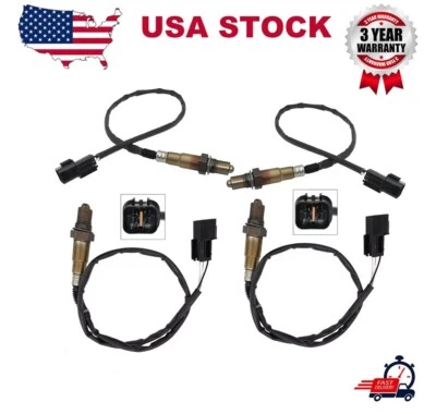 4 peças sensor de oxigênio sensor O2 para Hyundai Equus 5.0L 2012 2013 2014 2015 Genesis - Imagem 1 de 4