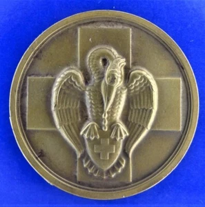 BELGIUM medal Blood donation  HET BELGISCHE RODE KRUS  Ø 51.0-43.6 gr - Picture 1 of 2