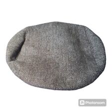 NWOT Ethos Men’s Flat Cap Hat  100% Wool Size XL