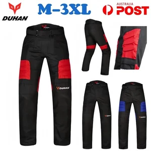 DUHAN Motorcycle Pants Men Windproof Breathable Protective Gear Riding Trousers - Picture 1 of 13
