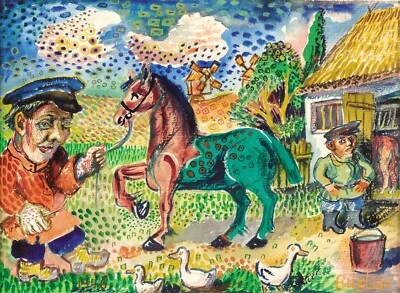 The Stand By David Davidovich Burliuk - Impresión mate de calidad - FRAME ME 13x19 Foto 1 de 2