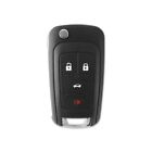 Flip FOB Key Cover 4 Buttons Remote Case Fit For Chevrolet Cruze Malibu GM GMC