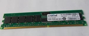 Crucial 1 GB DDR1 Server RAM Memory - CT12872Y335.K18FY - Picture 1 of 1