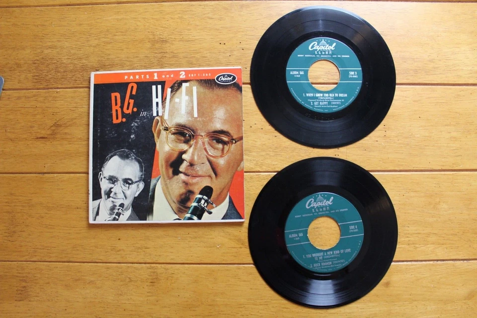BENNY GOODMAN "BG ON HI-FI" 45 RPM 7" EP RECORD VG- CAPITOL [d42-40] Foto 1 de 4