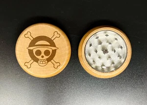 One piece double side engraving wood kitchen herb grinder Custom Christmas gift - Picture 1 of 3