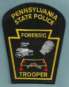 PENNSYLVANIA STATE POLICE FORENSIC CSI SHOULDER PATCH - Picture 1 of 1