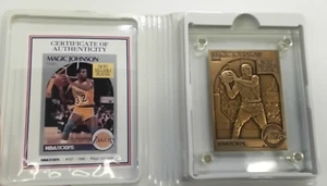 1990 Highland Mint Magic Johnson Bronze Uppper Deck 1111 /3000 - Picture 1 of 7