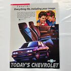 1985 VINTAGE CHEVROLET CAVALIER EVERYTHING FITS INCLUDING YOUR IMAGE PRINT AD