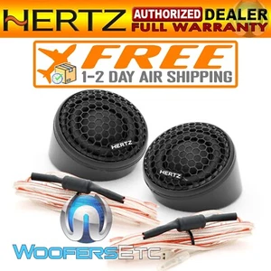 HERTZ C26 1" CENTO 120W 4 OHM TWEETERS PAIR CAR AUDIO NEW FREE 1-2 DAY AIR SHIP - Picture 1 of 9