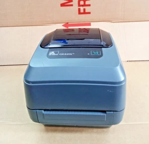 IMPRESORA DE ETIQUETAS ZEBRA GK420T CON ETHERNET, FUENTE DE ALIMENTACION - Imagen 1 de 4