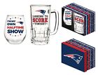 Team Sports America New England Patriots, Stemless 17OZ Wine & Beer 16 OZ Gift