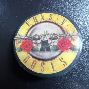 Vintage Guns N Roses Metal Pin 1987 Lapel Logo Pinback - Picture 1 of 10