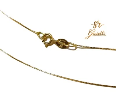 Collana Catenina in ORO GIALLO 45CM Modello VENEZIANA ORO 18 KT 750% List. 265€