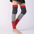 1 Pair Leg Warmers Stripe Gift Stripe Stockings Leg Warmer Winter Simple