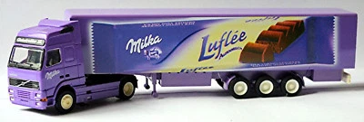 Volvo Globetrotter XL Autoarticolato Milka Luflee 1:87 Albedo - Immagine 1 di 4