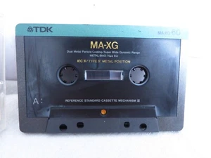 1 x TDK MA-XG 60 Metall 1991 Vintage "wurde 1 x bespielt" - Bild 1 von 3