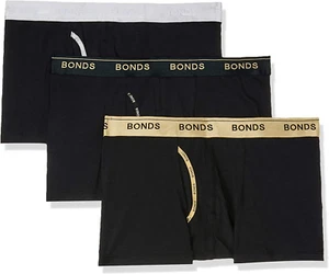 Bonds Mens Underwear Cotton Blend Guyfront Trunk (3 Pack) - Picture 1 of 12