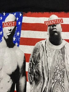 Tupac Biggie Most Wanted Legendary Oozee jr Gr. 3xl T-Shirt schwarz  - Bild 1 von 5