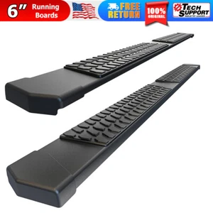 Running Boards Fit 2019-2025 Dodge Ram 1500 2500 Crew Cab 6" Side Step Nerf Bar - Picture 1 of 12
