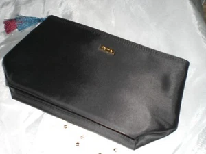 Tarte Black Tassel Makeup Cosmetic Bag LARGE - Picture 1 of 6