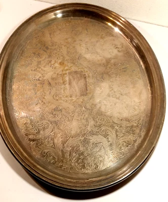 VASSOIO IN METALLO-MARLBORO PLATE CANADA E.P. BRASS 1246-VINTAGE-D'EPOCA-USATO - Immagine 1 di 4