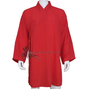 Baumwolle Wudang Taoist Robe Tai Chi Jacke Shaolin Mönch Kung Fu Kampfsport Top - Bild 1 von 6