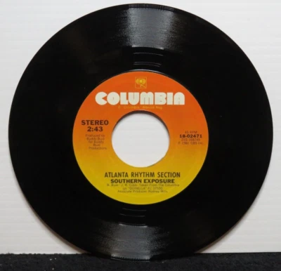 ATLANTA RHYTHM SECTION SOUTHERN EXPOSURE/ALIEN (VG+) 18-02471 45 RECORD - Image 1 of 2