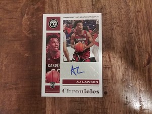 2021-22 Panini Chronicles Draft Picks Rookie Signatures AJ Lawson Auto