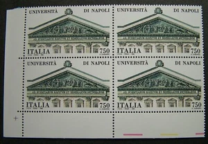 1992 Italy University Di Napoli Quartina MNH l3 - Picture 1 of 1