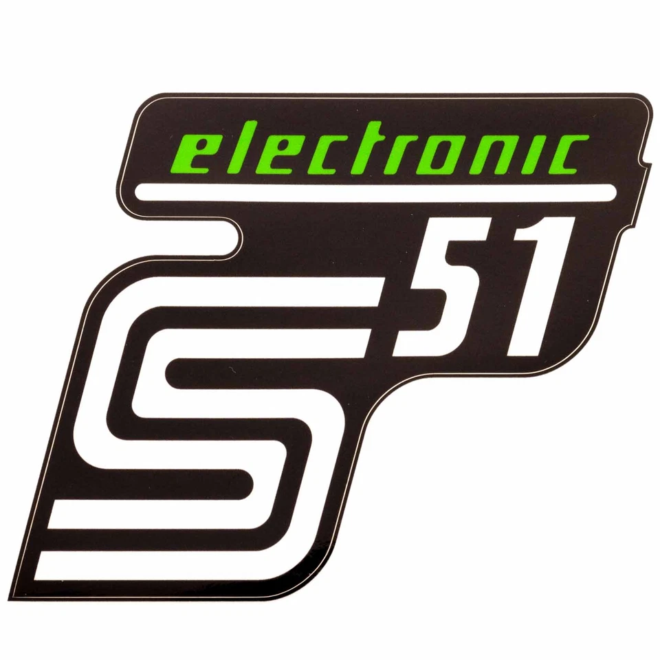 Klebefolie Seitendeckel - electronic - grün, S51 - Bild 1 von 1