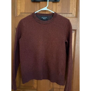 Suéter de Lana Merino Banana Republic Filpucci Mujer S Granate Pullover Cuello Redondo - Imagen 1 de 10