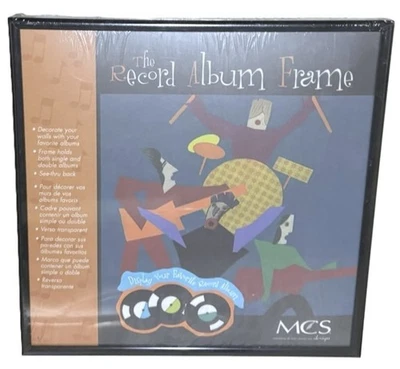 MCS Record LP Vinyl Album Display Black Metal Frame 13" New - Image 1 of 4