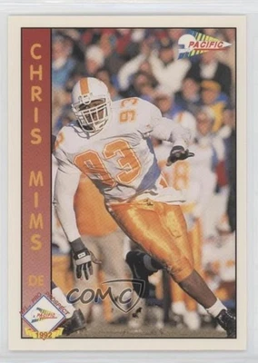 1992 Pacific Chris Mims #649 Rookie RC - Image 1 of 2
