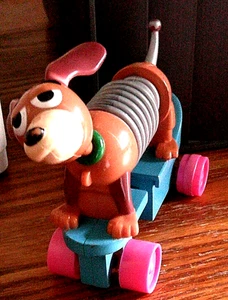 Disney Pixar Toy Story Slinky Dachshund Dog Action McDonald's Happy Meal Toy - Picture 1 of 8