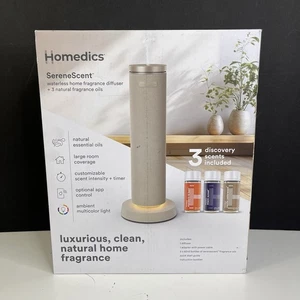 NEU Homedics SereneScent Duft Diffusor mit 3 60ml Ölflaschen - OFFENE BOX - Bild 1 von 7