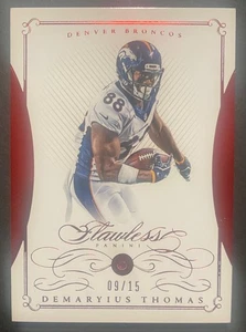 2015 FLAWLESS DEMARYIUS THOMAS RUBY /15 DENVER BRONCOS - Picture 1 of 2