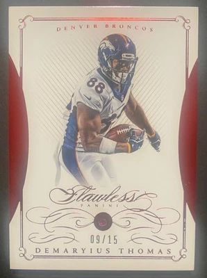 2015 FLAWLESS DEMARYIUS THOMAS RUBY /15 DENVER BRONCOS - Image 1 of 2