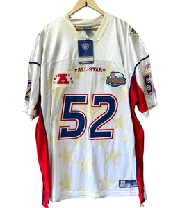 VTG Ray Lewis Pro Bowl Jersey 2004 AFC Size 60 Autographed Stitched NFL Reebok** - Picture 1 of 21