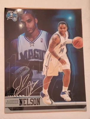 NBA Orlando Magic #14Jameer Nelson Autographed Photograph 11x14 inches COA #4238 - Image 1 of 4