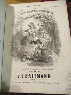Ancien livre de 1880  Partitions  musicales belles illustrations - Photo 1/4
