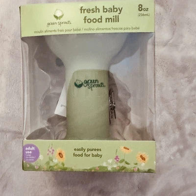 Molino de alimentos para bebés Green Sprouts 8 onzas - TOTALMENTE NUEVO Foto 1 de 4