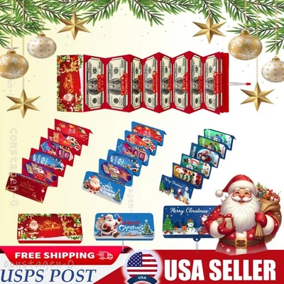 Money/Gift Card Holder Christmas Cash Gifts Surprise Cash Envelope With 10 Slots - Image 1 of 4