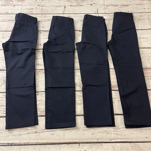 Old Navy Boys Size 8 Straight Blue Uniform Pants NWOT Lot of 4 Built In Flex - Picture 1 of 5