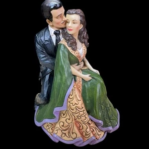 Jim Shore Gone With the Wind Rhett Butler Scarlett O’Hara Kindred Spirits Figure - Picture 1 of 11