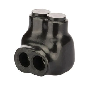 Industries Polaris Black IT-4 Insulated Multi-Tap Connector- 2-Port Single-Si... - Picture 1 of 2